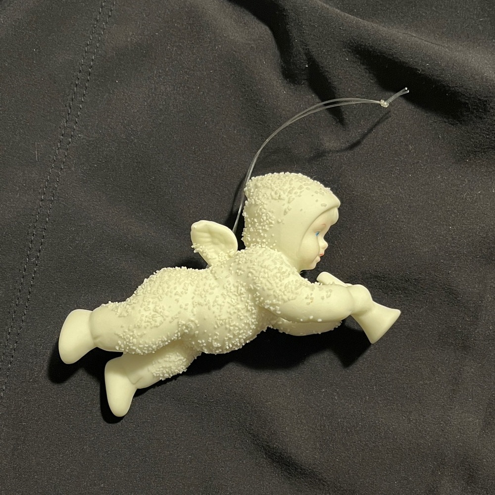 Department 56 Snowbabies Noel Angel with Trumpet